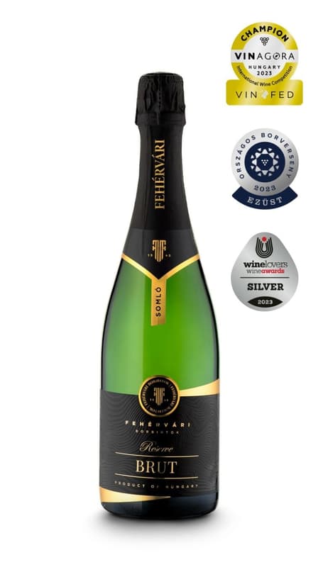 Fehérvári Brut Reserve pezsgő 12.5%