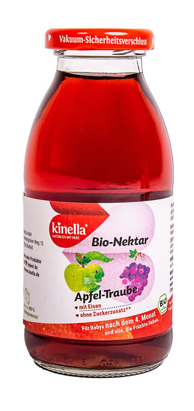 Kinella Bio 100% apple - red grape juice