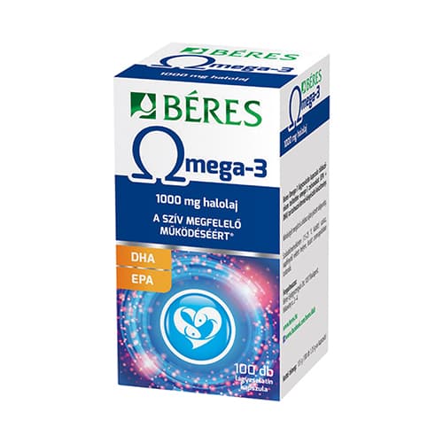 Béres Omega-3 lágyzselatin kapszula 100 db