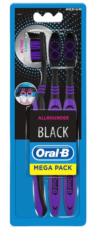 Oral-B Allrounder Black Manual Toothbrush 3