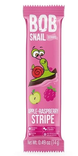 Bob-Snail Natural pear-raspberry stripe 14g