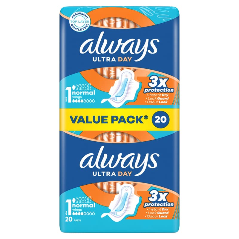 Always Ultra Normal Egészségügyi Betét (1-es méret)