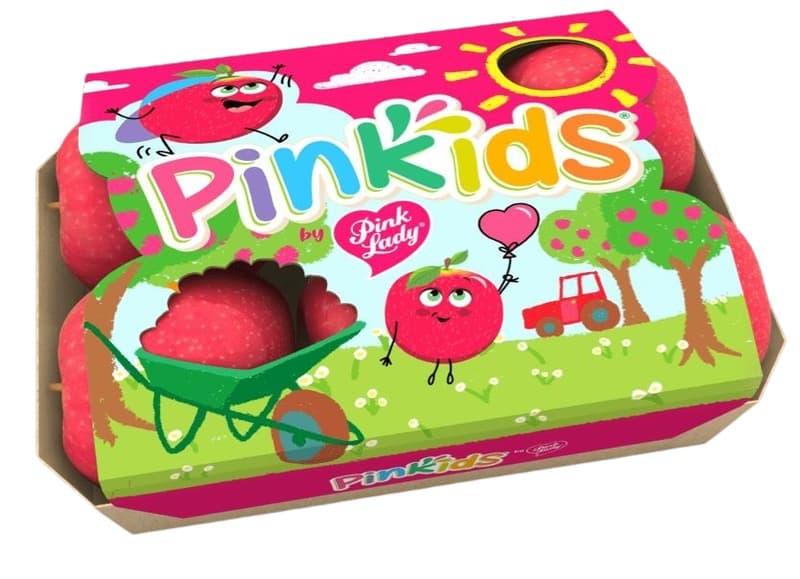 Pinkids alma, csomagolt