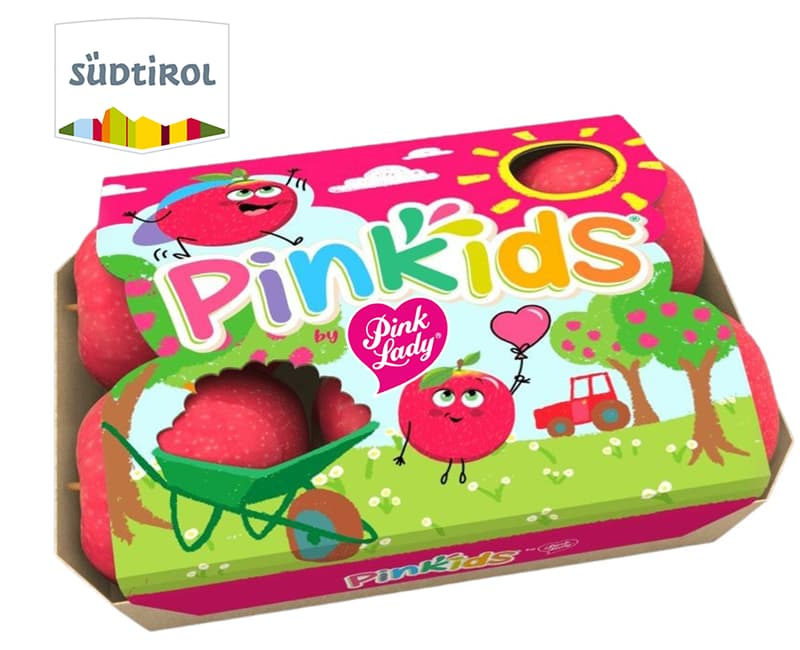Pinkids alma, csomagolt