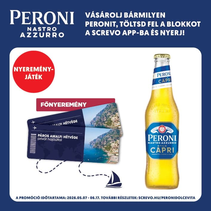Peroni Nastro Azzurro Stile Capri minőségi világos sörkeverék 4,2%