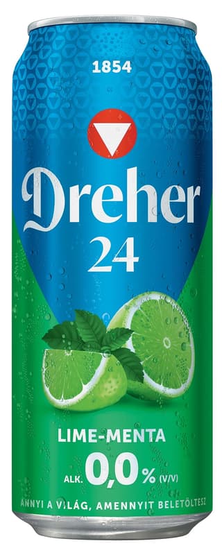 Dreher 24 Lime-menta ízű ital és alkoholmentes világos sör keveréke