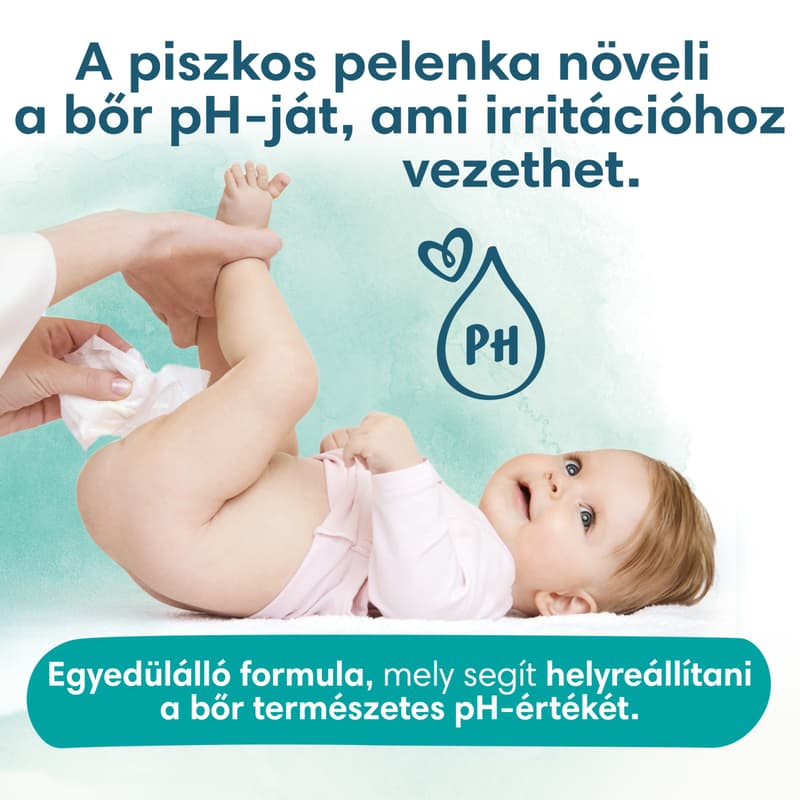 Pampers Harmonie Nedves Törlőkendő New Baby, 4x46 db