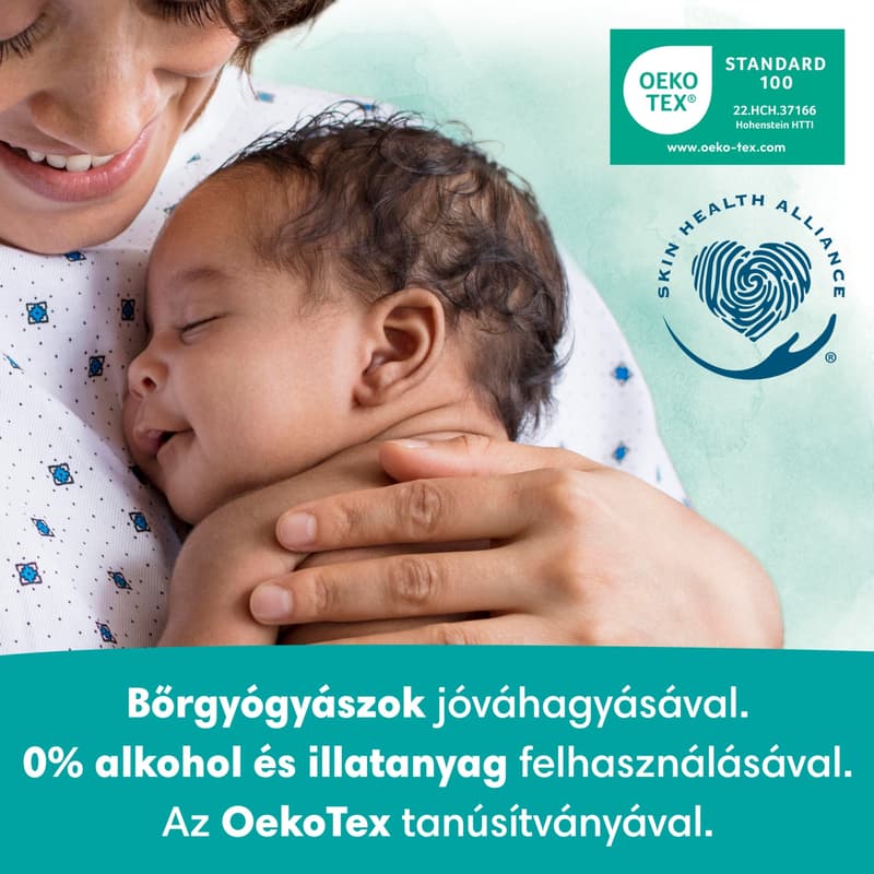 Pampers Harmonie Nedves Törlőkendő New Baby, 4x46 db