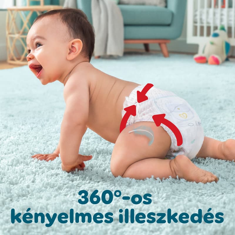 Pampers Premium Care Pants Bugyipelenka, Méret: 7 (15+ kg) 27 db