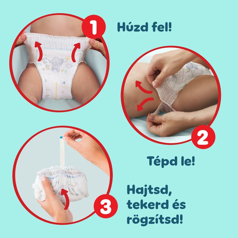 Pampers Premium Care Pants Bugyipelenka, Méret: 7 (15+ kg) 27 db