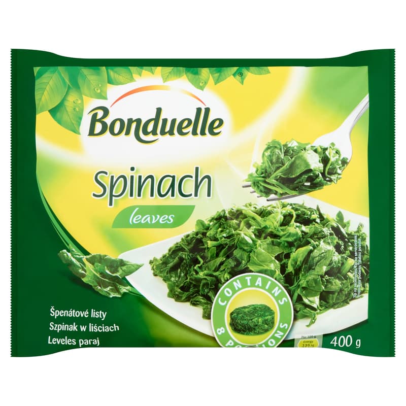 Bonduelle quick-frozen leaf spinach