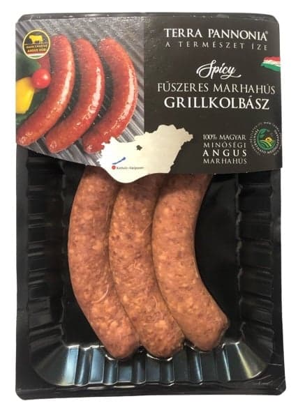Friss Angus marha fűszeres grillkolbász (spicy)
