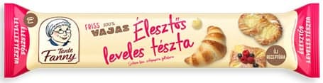 Tante Fanny Friss vajas élesztős leveles tészta