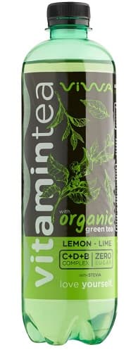 Viwa Vitamintea citrom-lime ízű energiamentes üdítő zöld tea kivonattal