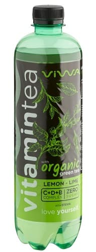 Viwa Vitamintea citrom-lime ízű energiamentes üdítő zöld tea kivonattal
