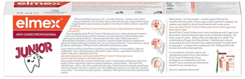 elmex Anti-Caries Professional Junior gyerek fogkrém 6-12 éveseknek