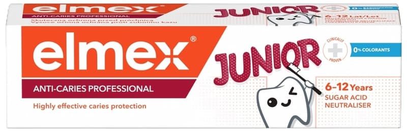 elmex Anti-Caries Professional Junior gyerek fogkrém 6-12 éveseknek