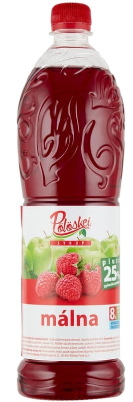 Pölöskei raspberry syrup +25%