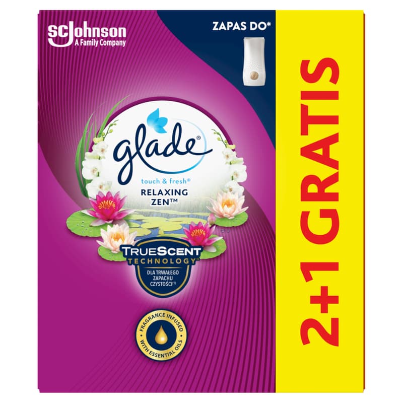 Glade® Touch & Fresh® Refill 2+1 Japán Kert