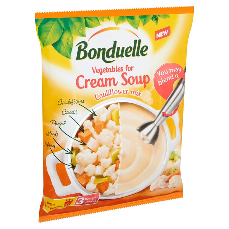 Bonduelle gyorsfagyasztott karfiolos krémleves zöldségkeverék