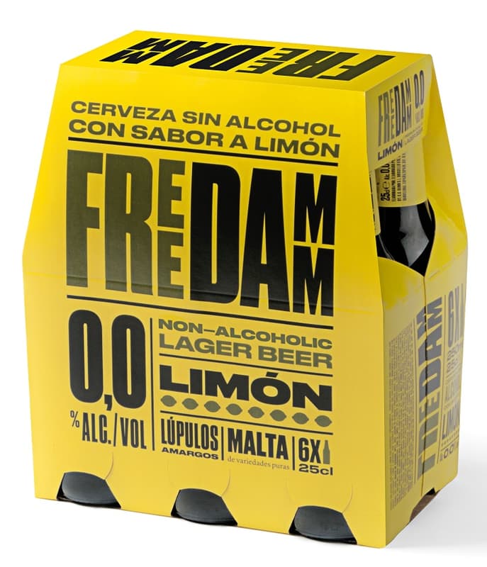 Non alcoholoc lemon flavored beer gluten free