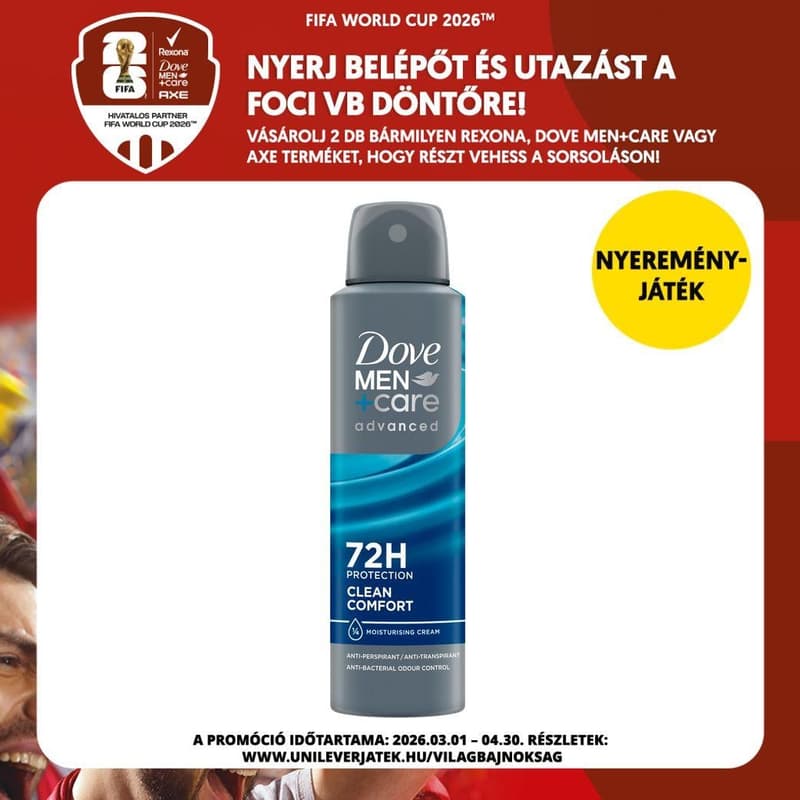 Dove Men+Care Antiperspirant deodorant - Clean Comfort 150ml