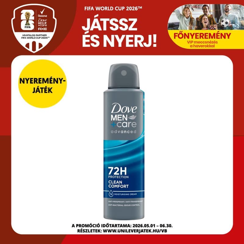 Dove Men+Care Antiperspirant deodorant - Clean Comfort 150ml