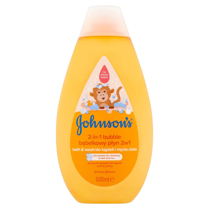 JOHNSON’S® 2 az 1-ben buborékos fürdető és tusfürdő gyermekeknek