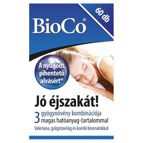 BioCo Jó éjszakát! étrend-kiegészítő tabletta 60 db