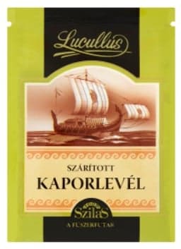 Lucullus kaporlevél szárított