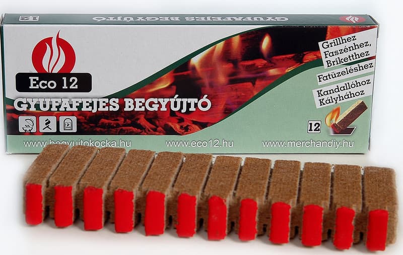 ECO 12 Gyufafejes Begyújtó