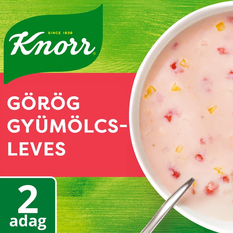 Knorr Frissítő Ízek görög gyümölcsleves gyümölcsdarabokkal