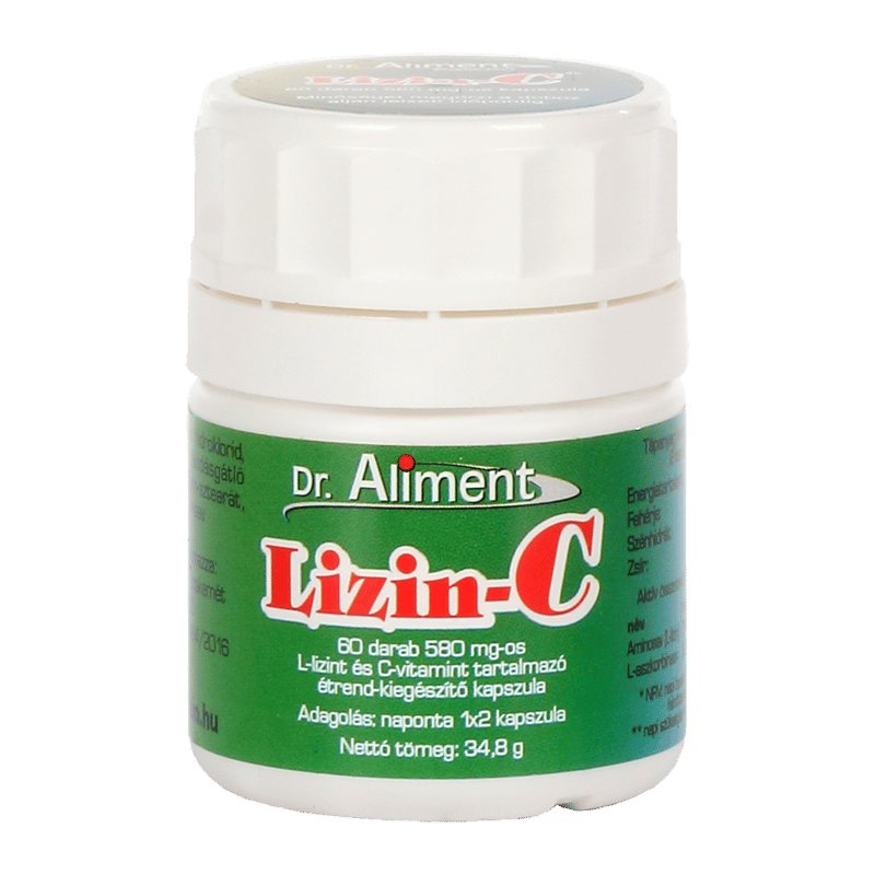 Lizin C étrendkiegészítő kapszula 60 db