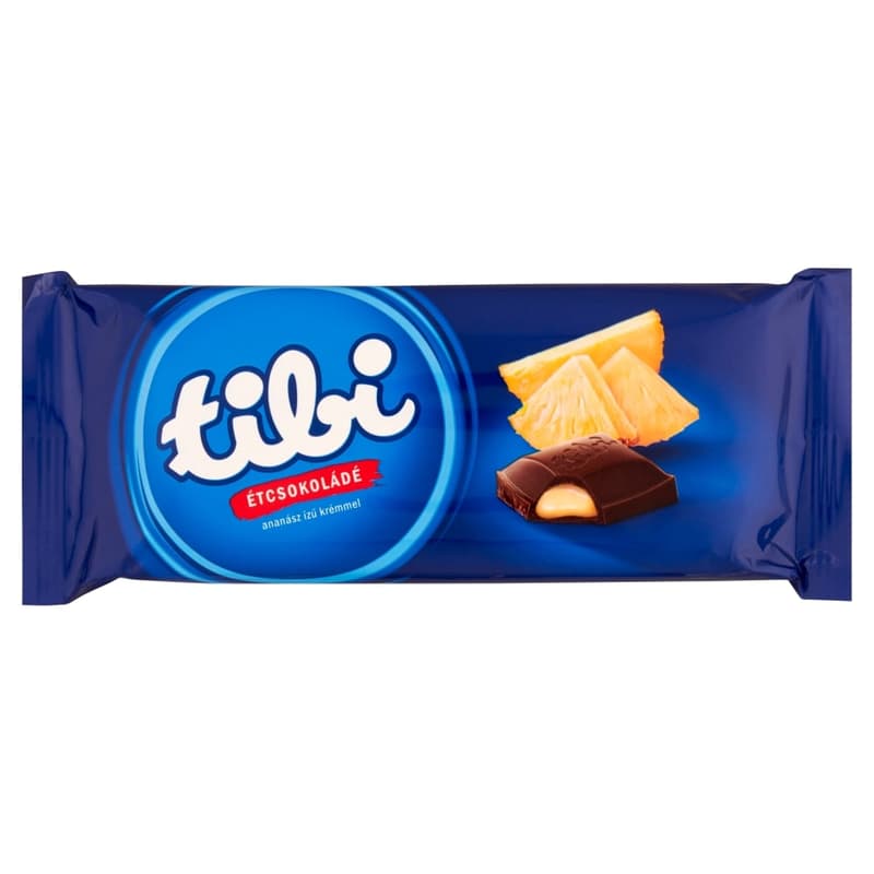 Tibi ananászkrémes étcsokoládé