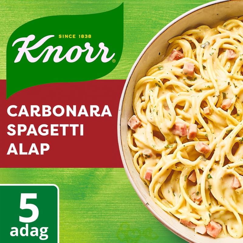 Knorr Fix XXL carbonara spagetti alap