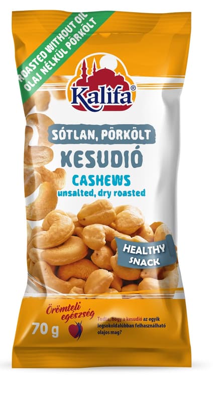 Kalifa kesudió sótlan, pörkölt (szárazon, olaj nélkül pörkölt)