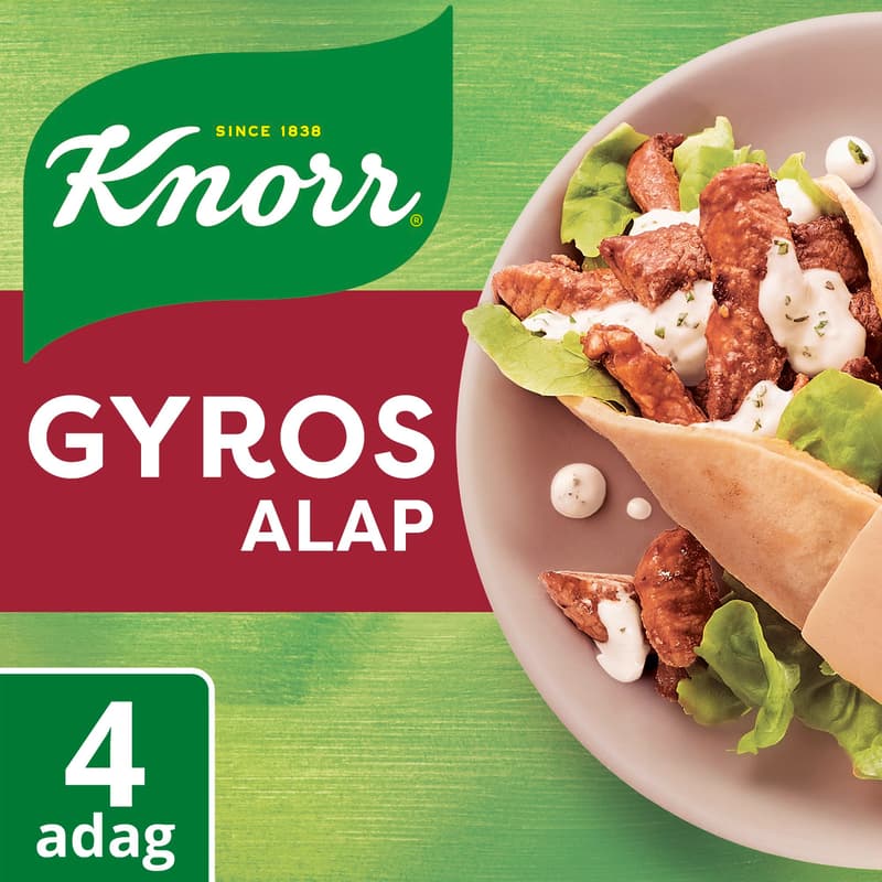 Knorr Fixed gyros base with garlic dressing