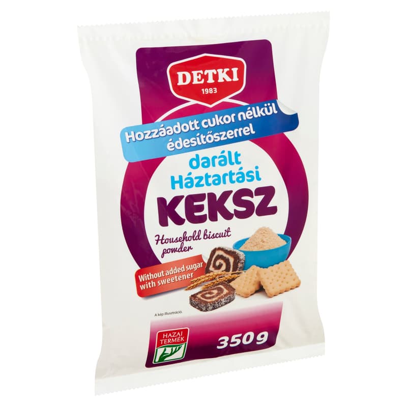Detki cukormentes darált háztartási keksz édesítőszerekkel