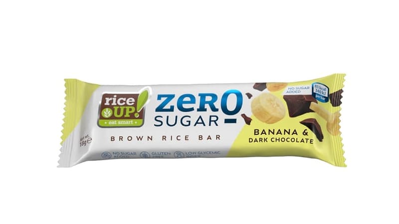 Rice Up Zero Rizsszelet banános ízű étcsokoládéval hozzáadott cukor nélkül