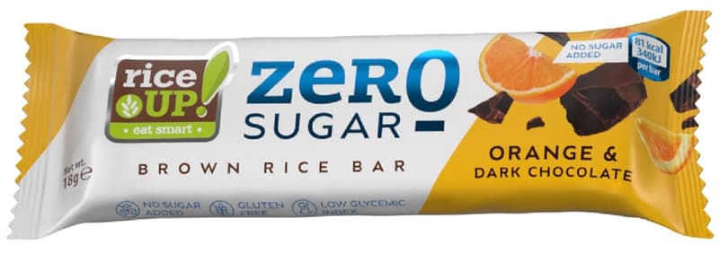 Rice Up Zero Sugar Brown Rice Up Orange & Dark Chocolate