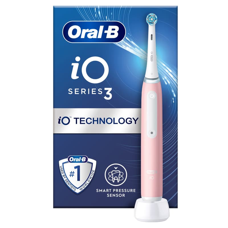 Oral-B iO 3 Pink Electric Toothbrush 