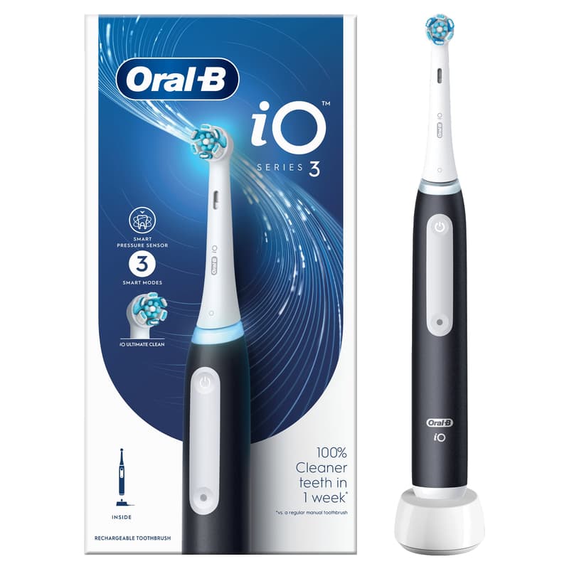 Oral-B iO 3 Black Electric Toothbrush 