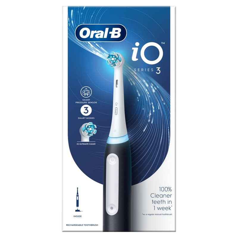 Oral-B iO 3 Black Electric Toothbrush 
