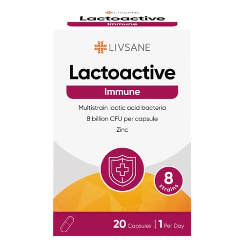 LIVSANE Lactoactive Immune kapszula 20 db
