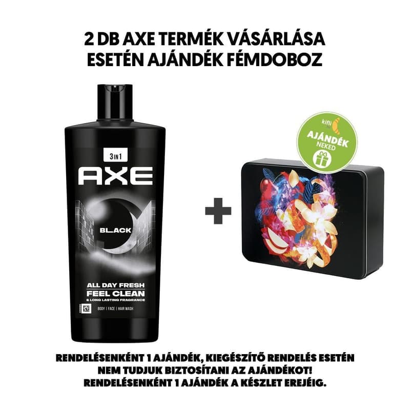 AXE Black tusfürdő, 700 ml