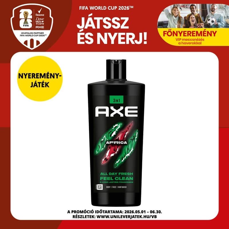 AXE Shower Gel Africa 700ml