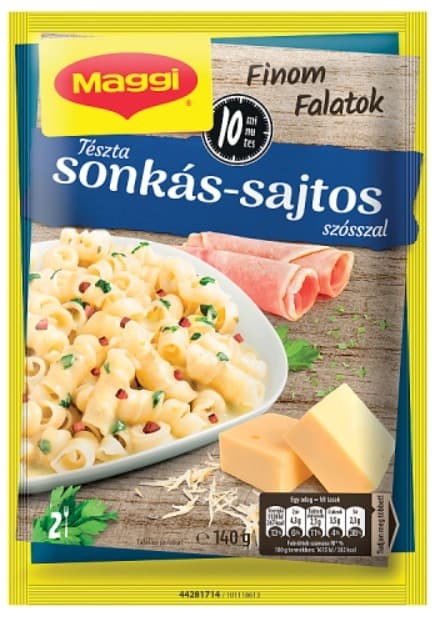 MAGGI PárPerc Tészta Sonkás-sajtos szósszal