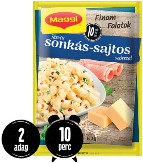 MAGGI PárPerc Tészta Sonkás-sajtos szósszal