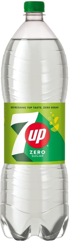 7UP Zero energiamentes citrom és lime aromákkal ízesített szénsavas üdítőital édesítőszerekkel