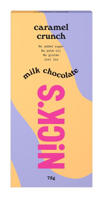 Milk chocolate caramel crunch